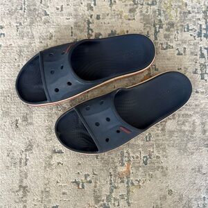 CROCS Men's Navy Slide Sandals 11